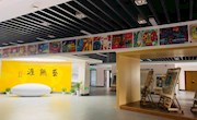 方洲学子在校园里办展啦！