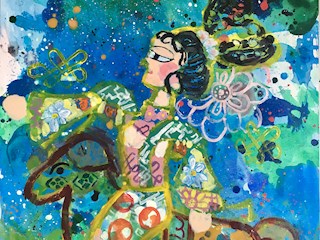 《春游》张宇涵 10岁