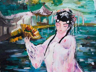 《昆曲人物》师欣悦 12岁创作